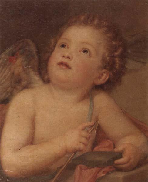 unknow artist Cupid sharpening his arrow